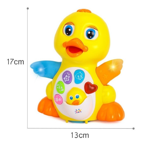 Pato Baila Luz Sonido Musica Hola 808 Juego Didactico Edu