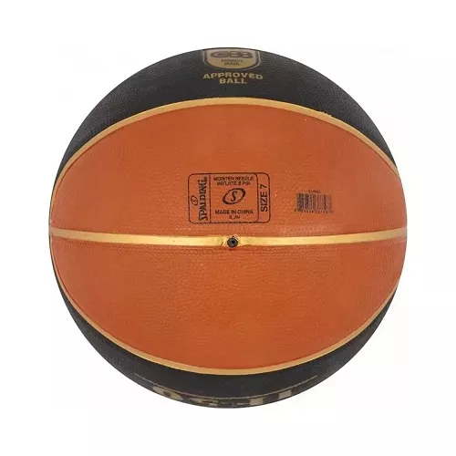 Bola De Basquete Spalding TF50 CBB Preta - Borracha - Outdoor