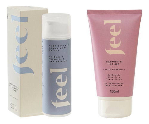 Gel Lubrificante Hidratante Neutro E Sabonete Feminino Feel