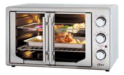 Horno Xl Freidora De Aire Oster Tssttvfdmaf Acero Inoxidable
