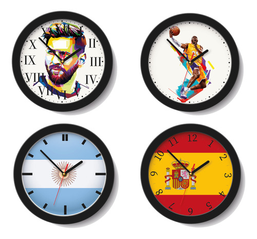 Reloj De Pared Deportivo Decorativo Unisex Cuarzo Análogo