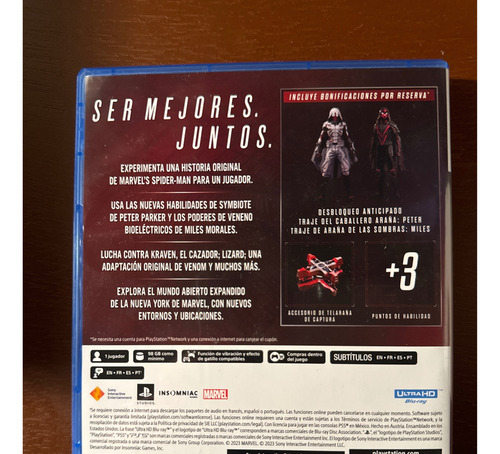 Spiderman 2 Playstation 5 (Usado)