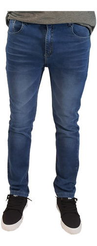 Zimith Pantalón Jean Lifestyle Hombre Pike Azul Fuk