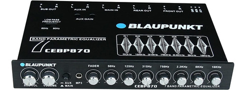 Ecualizador Digital De 7 Bandas Blaupunkt Cebp870