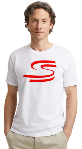 Remera Ayrton Senna - Algodón - Unisex - Diseño Estampado B2