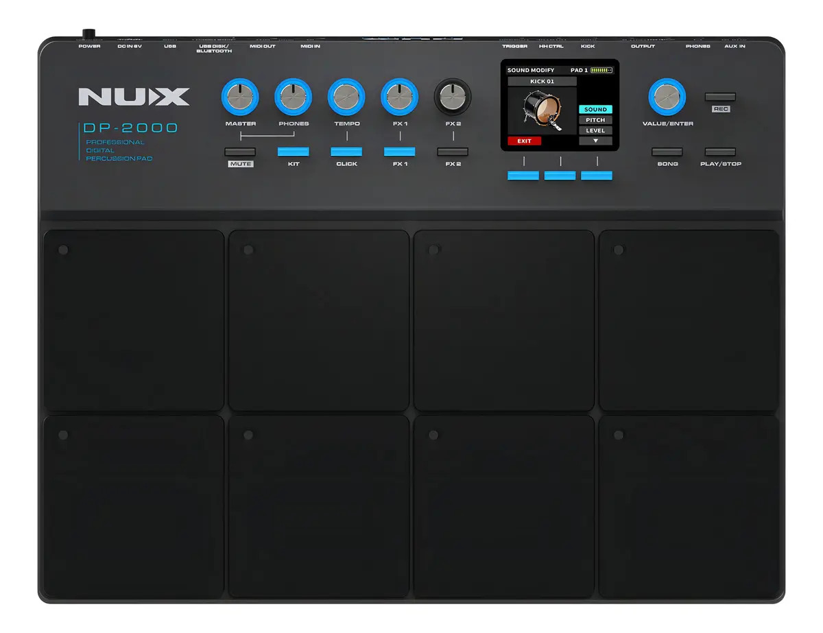 Modulo De Percusion Nux Dp-2000 Con Baquetas
