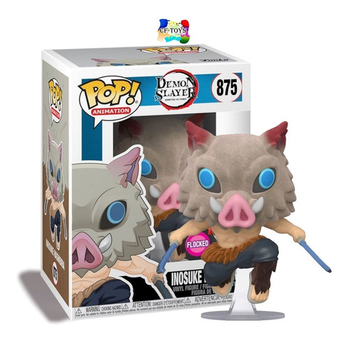 Demon Slayer Inosuke Flocked Katana Jabali Funko Pop Cf