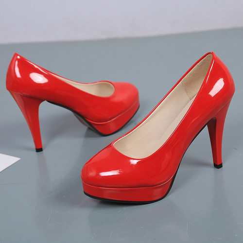 Nuevos Zapatos Impermeables De Moda De Tacón Alto Para Mujer