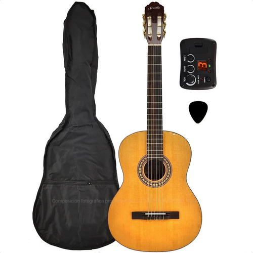 Guitarra Clasica Electroacustica Concierto Eq Afinador 80ec