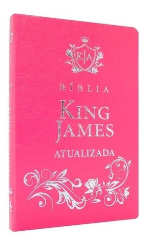 Bíblia King James Atualizada Slim Luxo Rosa: Bíblia King James Atualizada Slim, de King James. Editora Art Gospel, capa mole, edição ultra fina slim luxo em português, 2022