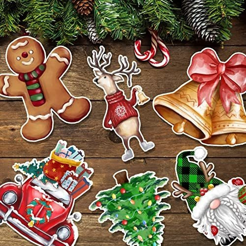 Imagen 5 de 7 de Iman Decorativo Trewave 12 Piezas Imanes De Nevera De Navida