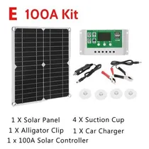 Comprar Kits De Painéis Solares Monocristalinos 100a 150w 12v 28cm