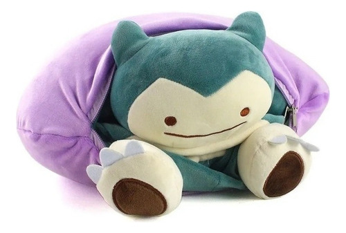 Muñeca De Peluche Snorlax Ditto Metamon De Adentro Hacia Afu