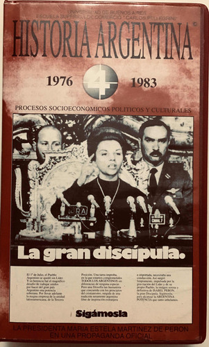 Vhs Historia Argentina 1976-1983 La Gran Discípula