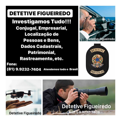 Imagem 3 de 4 de Detetive Particular Investigador Espião