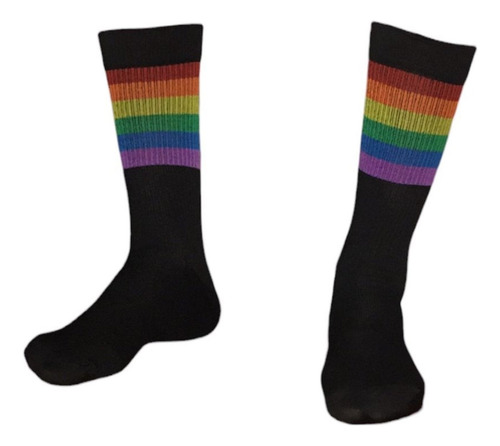 X6 Calcetines Arcoíris Pride Lgtb De Algodón - Unisex