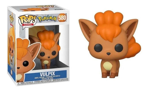 Boneco Funko Pop Pokemon Vulpix 580 Video Games Anime Ash