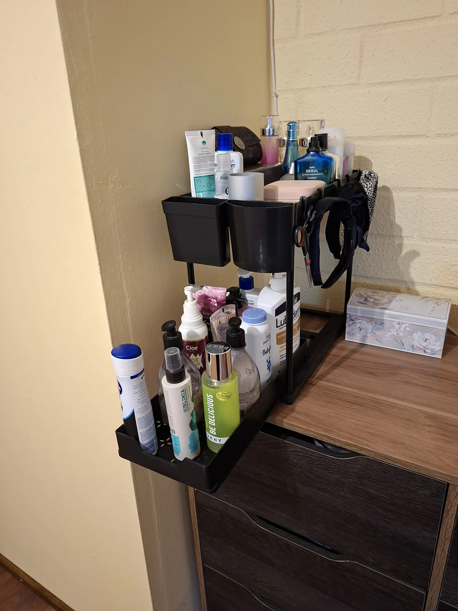 Foto real de Organizador De Baño Cocina Lavaplatos Deslizante Simple