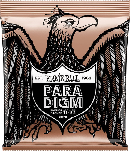 Encordado Ernie Ball Acústica Paradigm Phosphor B 11-52 2078