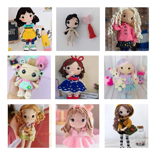 100 Patrones Guia Muñecas Amigurumis Tejidas A Crochet 2