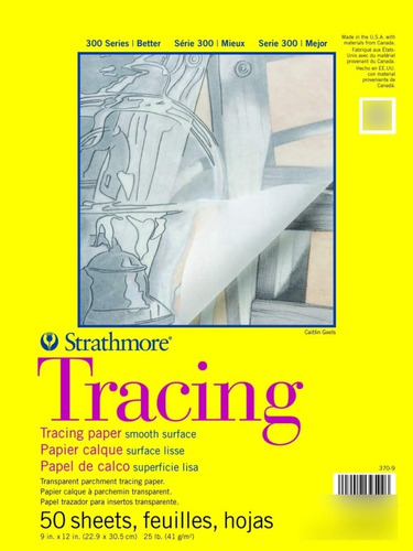 Strathmore 370-9 300 Series Tracing Pad 9 X12 In 50 Hojas