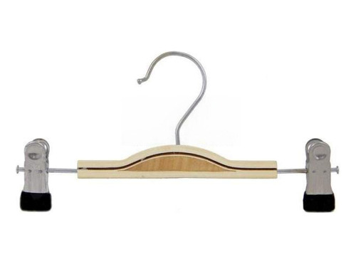 Pack 50 Perchas Niños Colgadores Pinza Perrito Madera