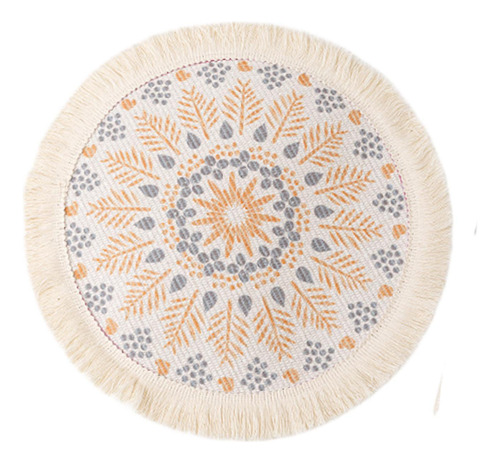 Mantel Individual Trenzado, Mantel Individual Con Flecos,