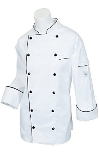 Mercer Culinary M62095wbm Renaissance Chaqueta De Cuello Tra