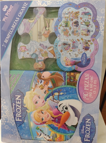 Mi Primer Busca Y Encuentra Puzzle Frozen M1lf Shap.