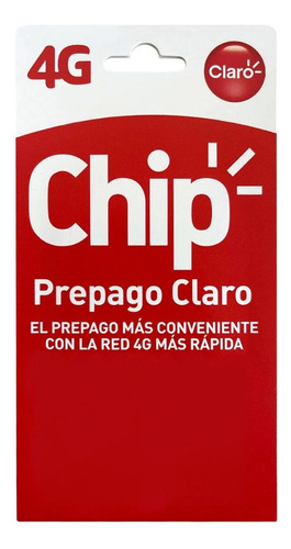 Chip Prepago Claro 1 Gb Y 50 Minutos Por 15 Días