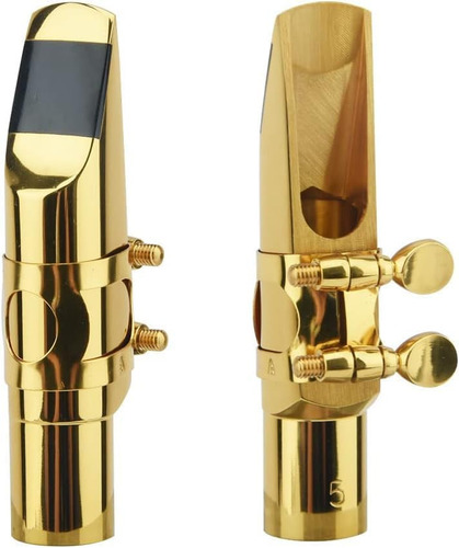 6c Saxo Alto Boquilla Saxofón Con Tapón Y Ligaduras Mib Alto