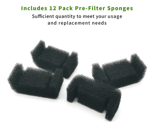 12 Filtros De Espuma Para Gatos, Fuente De Agua, Esponja, Fu