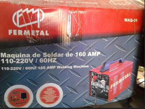 Maquina De Soldar De 160 Amp 110/220 Volt Fermetal , Nueva