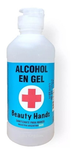 Imagen 1 de 4 de Alcohol En Gel Desinfectante Bactericida Anmat 250 Ml