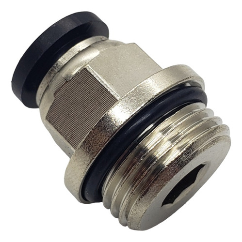 Conector Recto Neumático Rosca Macho 3/8 X P/ Tubo 8mm 