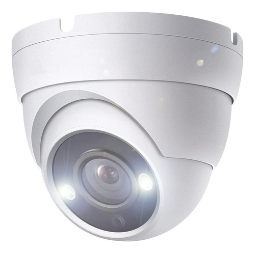 Cmara De Seguridad Cctv De 4mp/5mp Dome Tvi Con Luces Led Bl