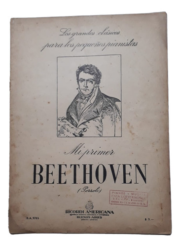 Mi Primer Beethoven Partitura Clásicos Pozzoli (Usado)
