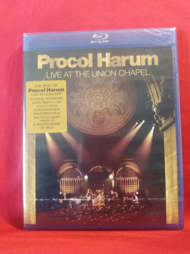 Blu Ray Procol Harum Live Union Chapel Nuevo/sellado