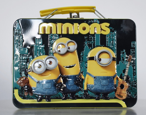 Minions Set Eau De Toilette Spray 100 Ml Y Lonchera Metálica