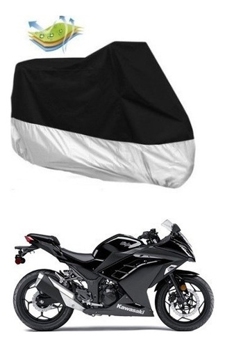 Funda Xl Impermeable Kawasaki Ninja 250 300 400 500 600 650