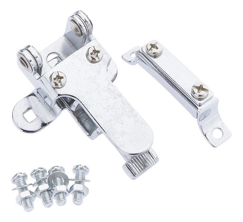 Colador De Metal Plateado Throw Off Butt End Set Para Snare