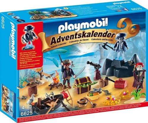 Playmobil Set De Piratas Isla Del Tesoro 6625