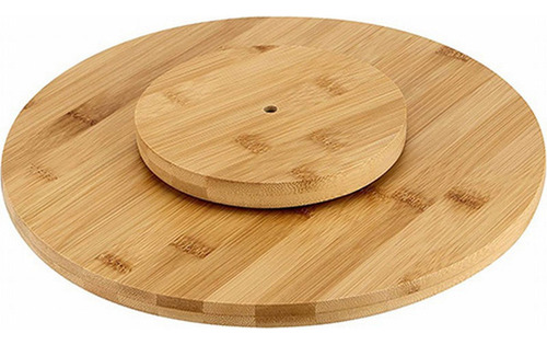 Bandeja Giratoria De Madera Con Base Giratoria For Mesa De