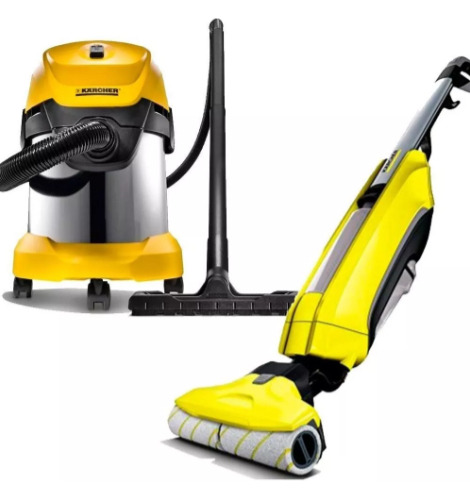 Aspiradora Karcher Wd3 + Fregadora De Pisos Fc5 Kirkor