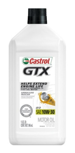 Aceite Sae 10-30 Mineral Castrol.