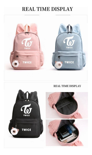 Mochila De Moda Kpop Twice Na Yeon Sana Momo 3 Colores