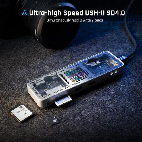 Hub Usb C Dockcase Explorer Edición 10 En 1 Con Hdmi Y Dp