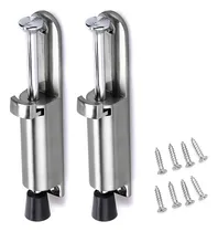 Comprar 2 Topes Para Puerta Telescopicos De Acero Inoxidable 