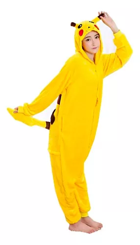 Pijama Kigurumi Fantasia Pikachu Amarelo Pokemon Adulto P, Produto  Masculino Kigurumi Usado 91301513