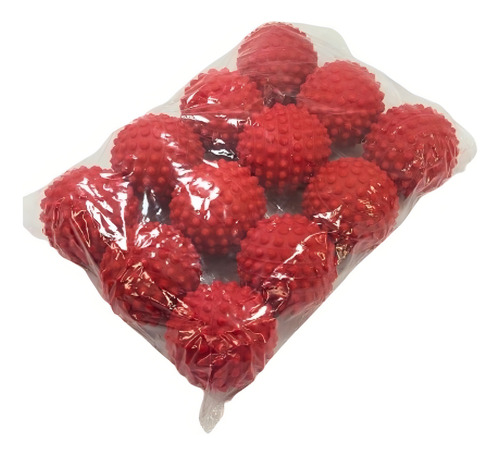 Pelota de fisioterapia antiestrés Cravo Kit 36, pelota de mano para mascotas, color rojo